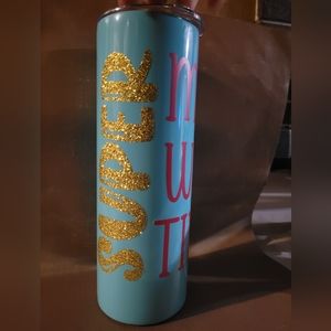 Super mom wife tired custom tumbler